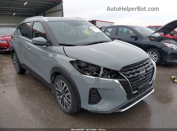 3N1CP5CV4RL559826 2024 NISSAN KICKS Gray Front view