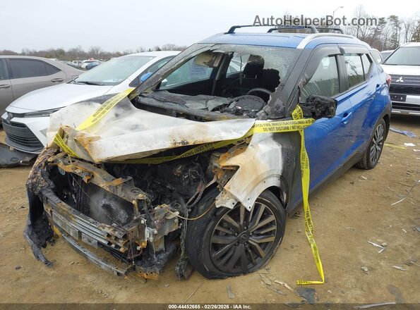 3N1CP5CV7PL505837 2023 NISSAN KICKS Blue Передня ліва чверть