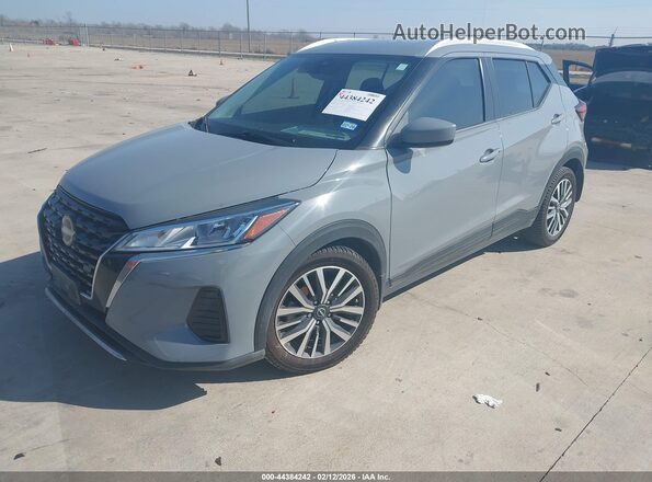 3N1CP5CV8NL482131 2022 NISSAN KICKS Gray Przód lewy