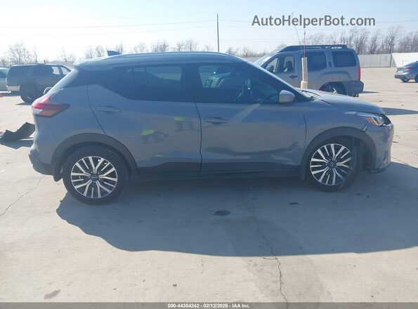 3N1CP5CV8NL482131 2022 NISSAN KICKS Gray Widok wnętrza z tyłu