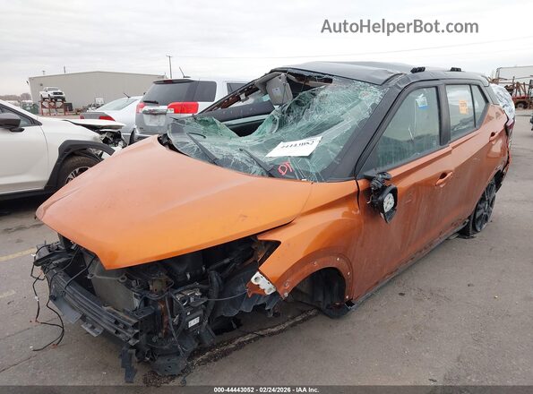3N1CP5DV0ML507360 2021 NISSAN KICKS Orange Դիմացի տեսք