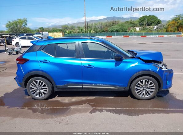 3N1CP5DV2RL485689 2024 NISSAN KICKS Blue Սալոնի հետևի տեսք