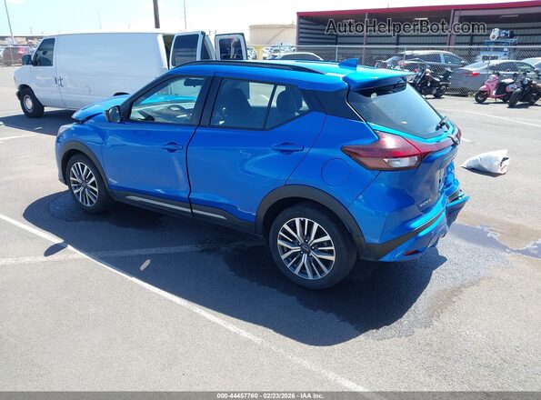 3N1CP5DV2RL485689 2024 NISSAN KICKS Blue Հետևի ձախ