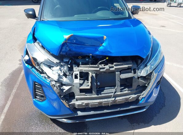 3N1CP5DV2RL485689 2024 NISSAN KICKS Blue Դիմացի տեսք