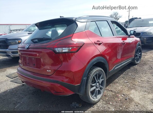 3N1CP5DV3ML475066 2021 NISSAN KICKS Burgundy უკანა მარჯვენა