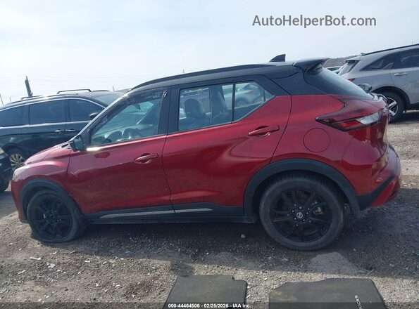 3N1CP5DV3ML475066 2021 NISSAN KICKS Burgundy სალონის 360-გრადუსიანი ხედი