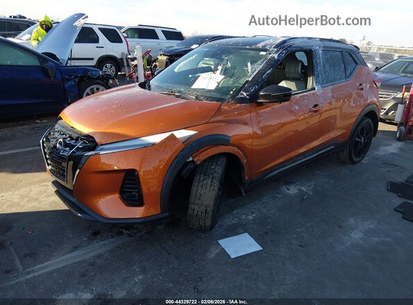 3N1CP5DV6NL479873 2022 NISSAN KICKS Orange Przód lewy
