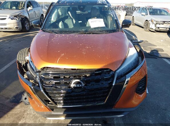 3N1CP5DV6NL479873 2022 NISSAN KICKS Orange Widok zestawu wskaźników