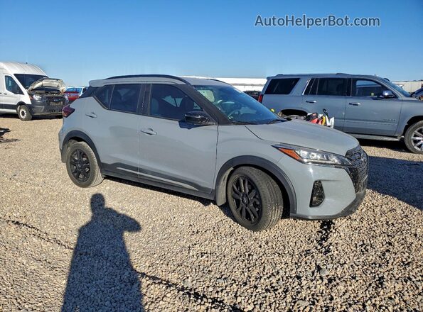 3N1CP5DV9NL491192 2022 NISSAN KICKS Gray Delantero derecho