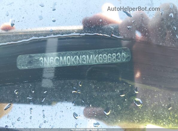 3N6CM0KN3MK696830 2021 NISSAN NV200  CARGO White Engine compartment view