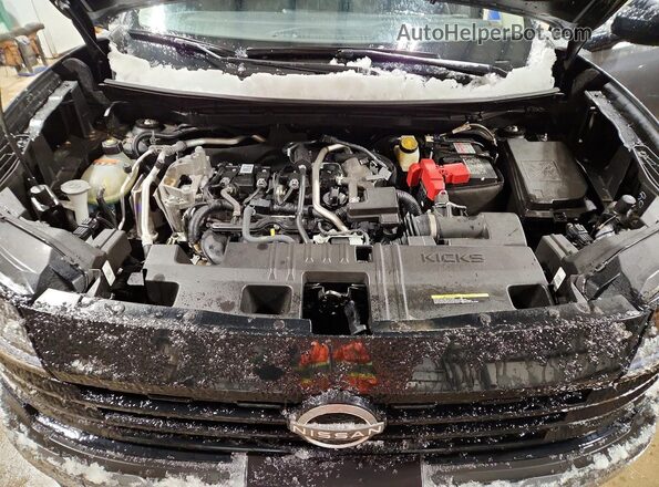 3N8AP6BA3SL322120 2025 NISSAN KICKS Gray Вид підкапотного простору