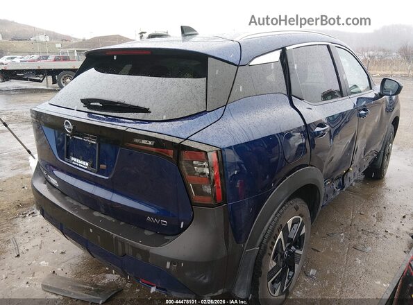 3N8AP6CB0TL342186 2026 NISSAN KICKS Синий Задняя правая четверть