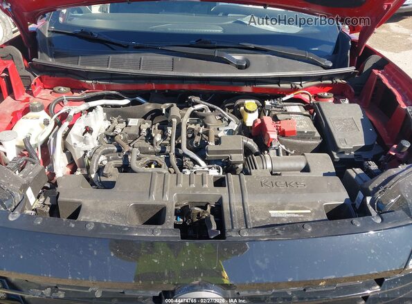3N8AP6CBXSL433593 2025 NISSAN KICKS Maroon Engine compartment view
