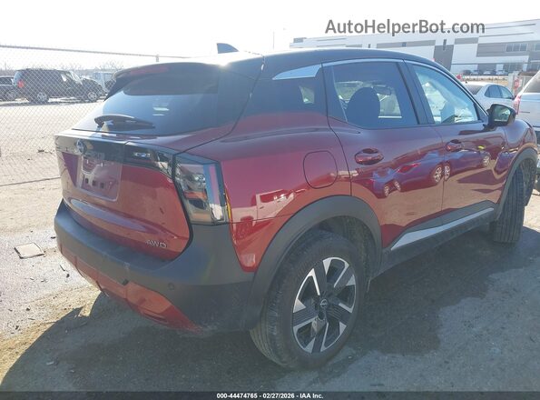 3N8AP6CBXSL433593 2025 NISSAN KICKS Maroon Rear right