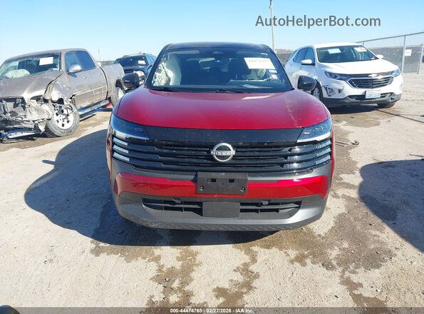 3N8AP6CBXSL433593 2025 NISSAN KICKS Maroon Dashboard view