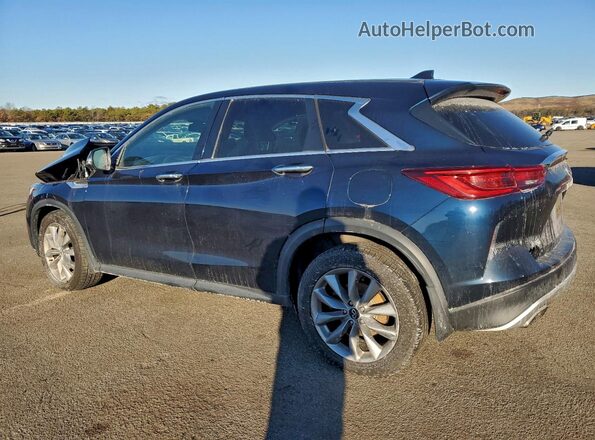 3PCAJ5AB2NF110331 2022 INFINITI QX50 Синий Задняя левая четверть