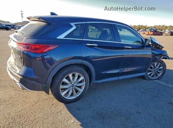 3PCAJ5AB2NF110331 2022 INFINITI QX50 Синий Задняя правая четверть