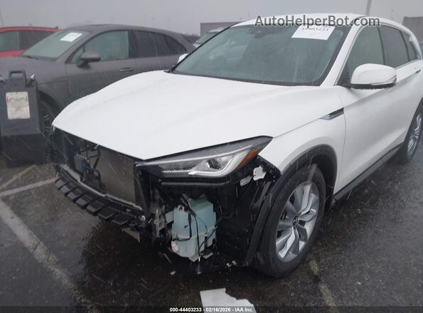 3PCAJ5AB4NF118544 2022 INFINITI QX50 White წინა ხედი