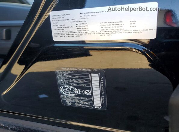 3PCAJ5AB5MF126067 2021 INFINITI QX50 Black 