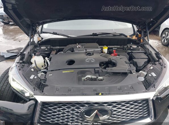 3PCAJ5AB5NF111988 2022 INFINITI QX50 Black Вид ззаду