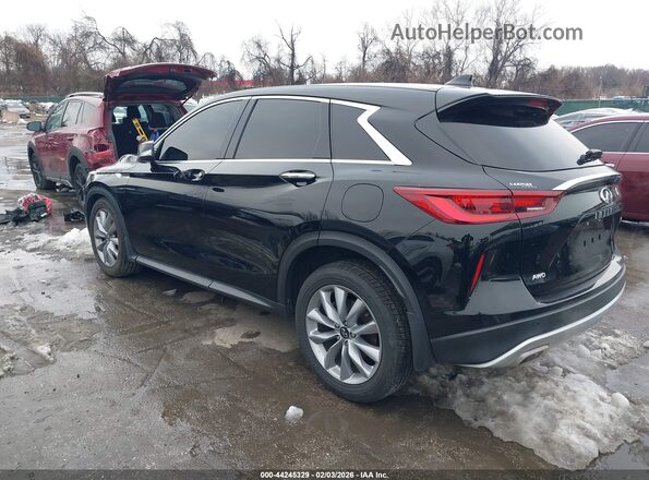 3PCAJ5AB5NF111988 2022 INFINITI QX50 Black Задня ліва чверть
