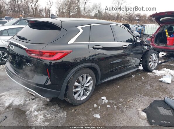 3PCAJ5AB5NF111988 2022 INFINITI QX50 Black Задня права чверть