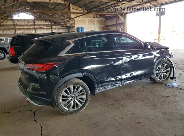 3PCAJ5AB8RF104345 2024 INFINITI QX50 Black Задня права чверть