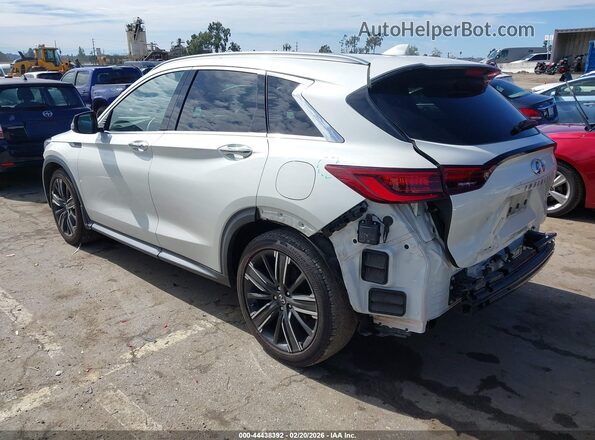 3PCAJ5BA4NF120252 2022 INFINITI QX50 White 