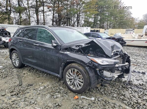3PCAJ5BB3RF101142 2024 INFINITI QX50 Black Front right