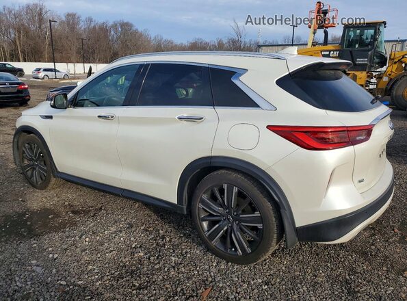 3PCAJ5BB5MF113723 2021 INFINITI QX50 Белый Задняя левая четверть
