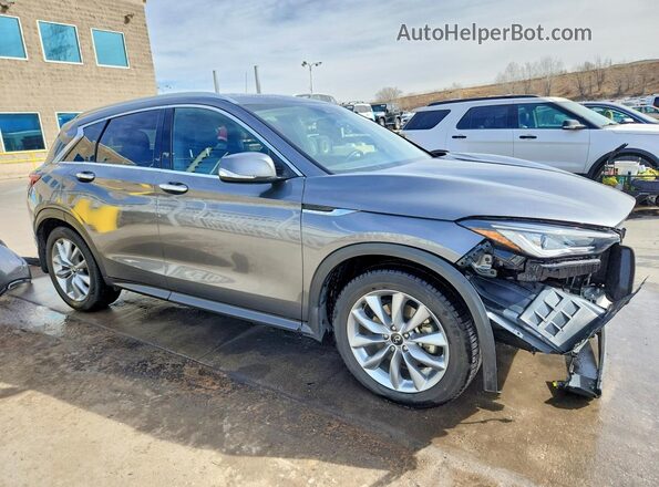 3PCAJ5BB6NF105972 2022 INFINITI QX50 Gray Передня права чверть