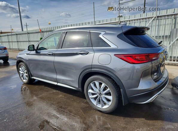 3PCAJ5BB6NF105972 2022 INFINITI QX50 Gray Задня ліва чверть