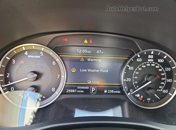 3PCAJ5BB6NF105972 2022 INFINITI QX50 Gray Вид щитка приладів