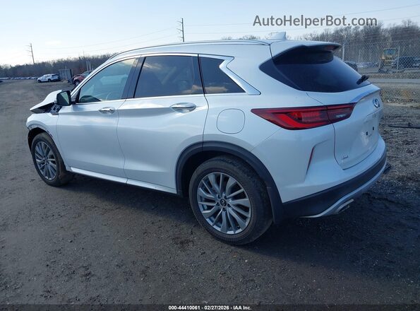 3PCAJ5BB8PF110593 2023 INFINITI QX50 White Trasero izquierdo