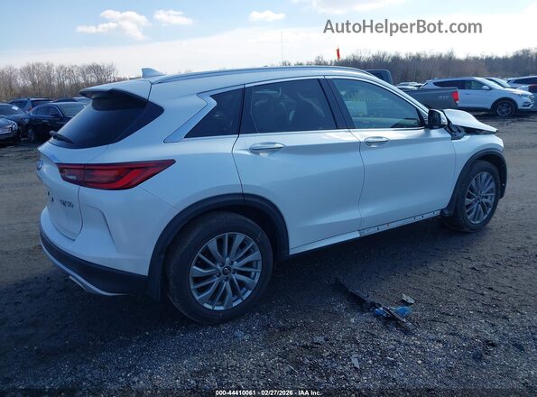 3PCAJ5BB8PF110593 2023 INFINITI QX50 White Trasero derecho