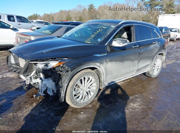 3PCAJ5BBXPF119330 2023 INFINITI QX50 Черный Передняя левая четверть
