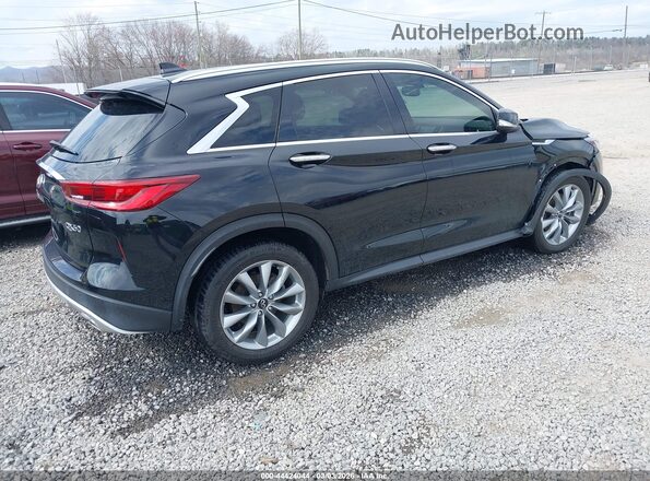 3PCAJ5CA1NF122376 2022 INFINITI QX50 Black Հետևի աջ