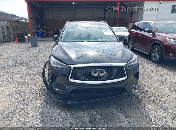 3PCAJ5CA1NF122376 2022 INFINITI QX50 Black Սարքավորումների վահանակի տեսք