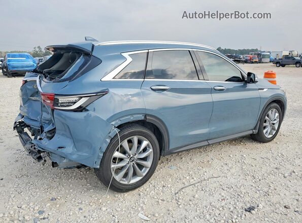 3PCAJ5CA2NF110463 2022 INFINITI QX50 Blue უკანა მარჯვენა