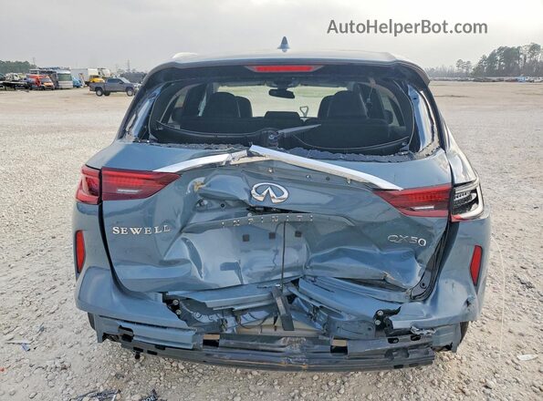3PCAJ5CA2NF110463 2022 INFINITI QX50 Blue უკანა ხედი