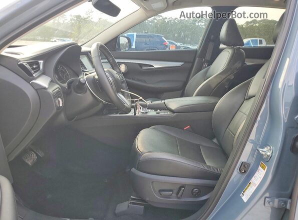 3PCAJ5CA2NF110463 2022 INFINITI QX50 Blue წინა სალონის ხედი