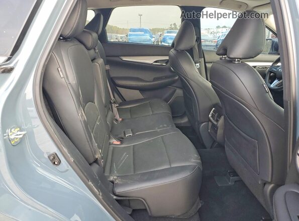 3PCAJ5CA2NF110463 2022 INFINITI QX50 Blue უკანა სავარძლების ხედი