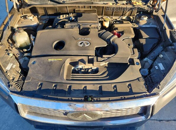 3PCAJ5CA7MF117410 2021 INFINITI QX50 Gray ძრავის განყოფილების ხედი