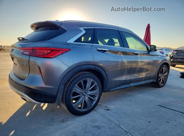3PCAJ5CA7MF117410 2021 INFINITI QX50 Gray უკანა მარჯვენა