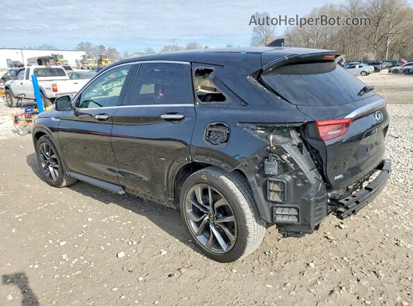 3PCAJ5DB3NF118448 2022 INFINITI QX50 Black Задня ліва чверть