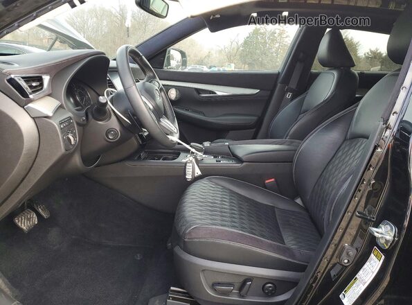 3PCAJ5DB3NF118448 2022 INFINITI QX50 Black Вид салону спереду