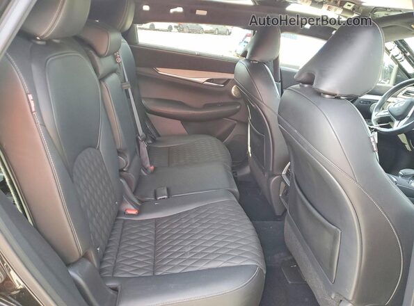 3PCAJ5DB3NF118448 2022 INFINITI QX50 Black Вид задньої частини салону
