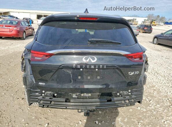 3PCAJ5DB3NF118448 2022 INFINITI QX50 Black Вид ззаду
