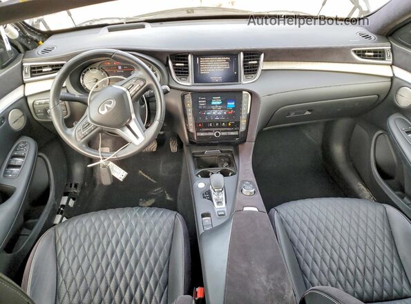 3PCAJ5DB3NF118448 2022 INFINITI QX50 Black Вид панелі приладів