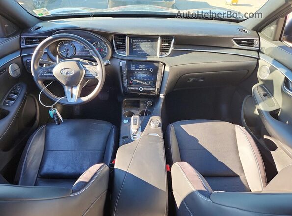 3PCAJ5FA9RF112311 2024 INFINITI QX50 Black Dashboard view